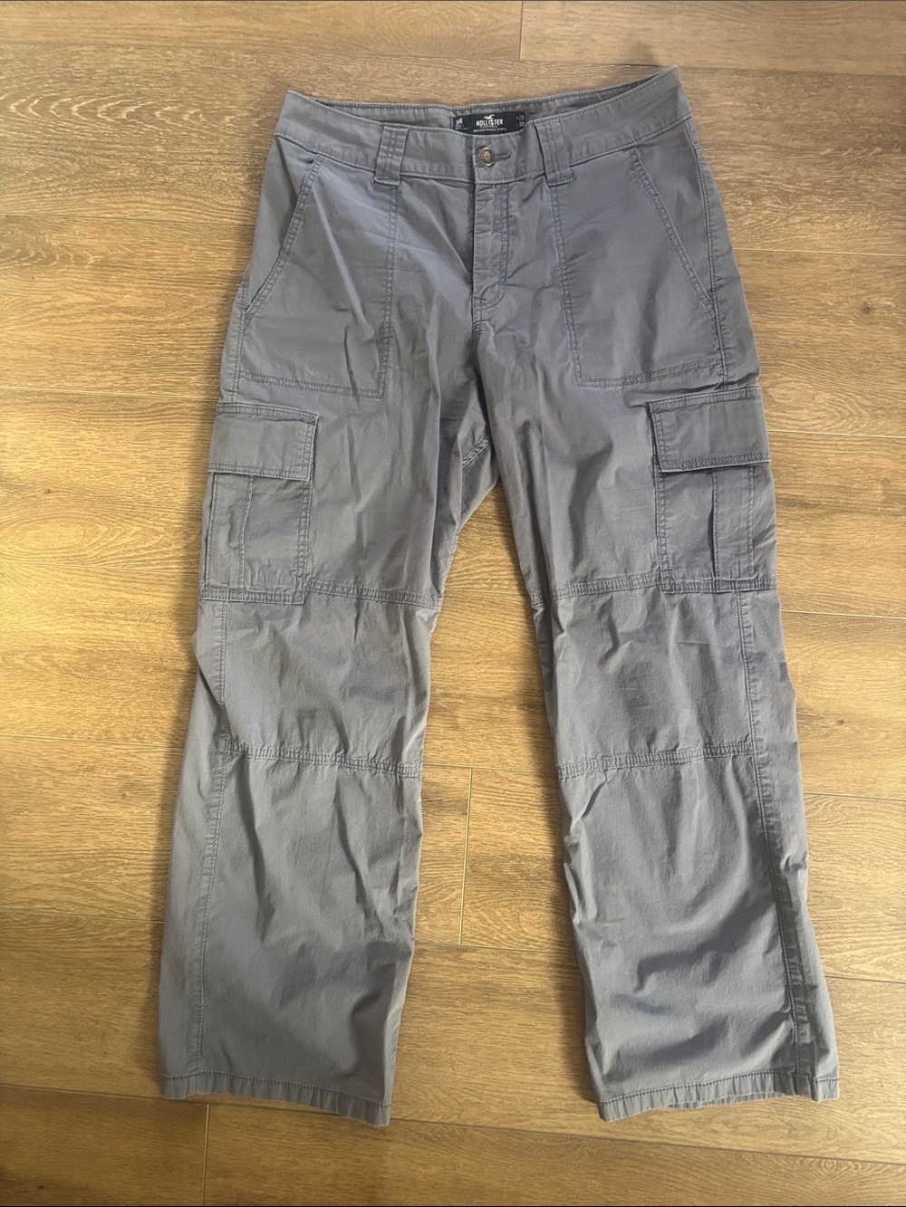 Hollister Women’s Blue Gray Cargo Pants 9R